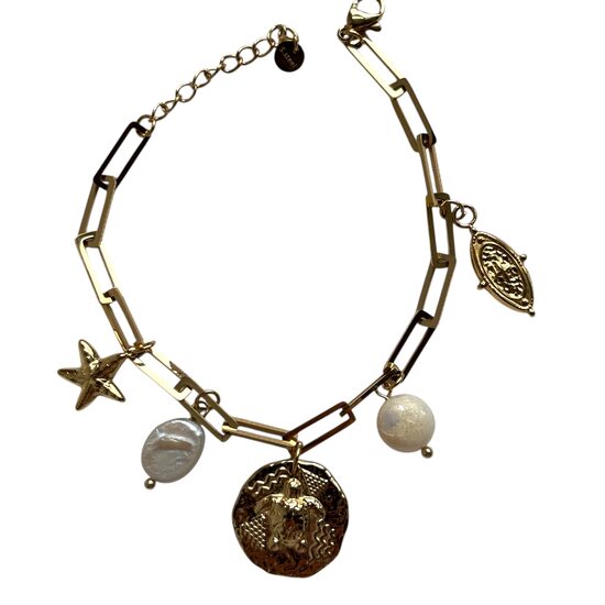 Rokassprādze ar piekariņiem 